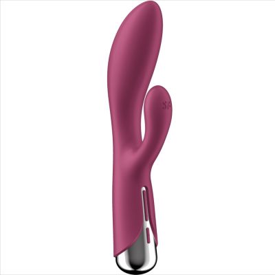 SATISFYER - SPINNING RABBIT 1 CLITORIS ET STIMULATION DU POINT G ROUGE -