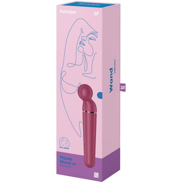 SATISFYER - PLANET WAND-ER VIBRATEUR MASSAGER BERRY - – Image 6