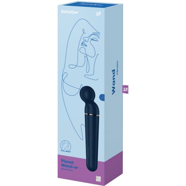 SATISFYER - MASSAGER VIBRATEUR PLANET WAND-ER BLEU - – Image 6