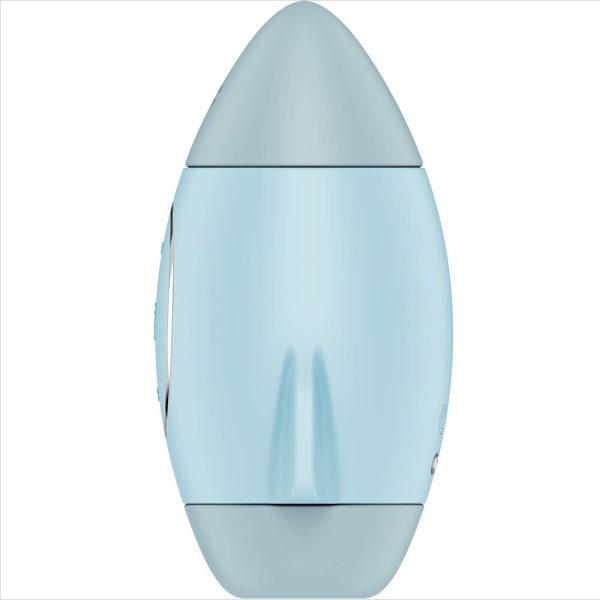 SATISFYER - MISSION CONTROL BLEU PETIT VIBRATEUR  DOUBLE IMPULSION - – Image 2