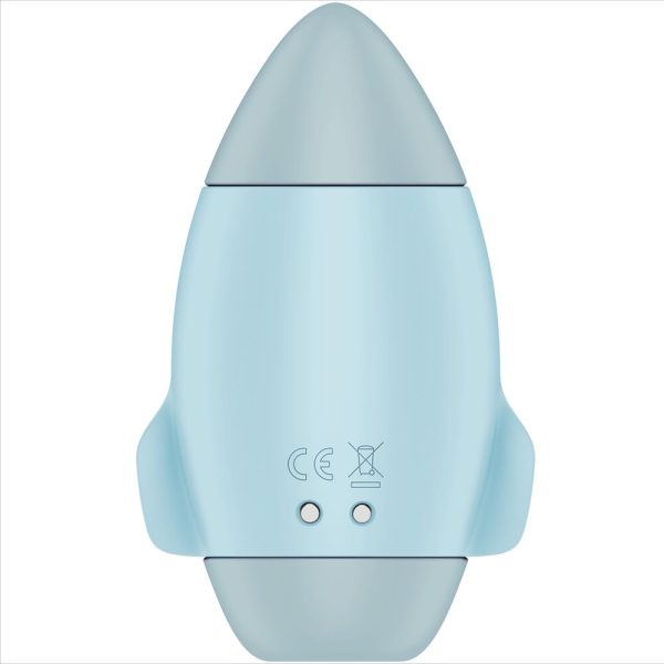 SATISFYER - MISSION CONTROL BLEU PETIT VIBRATEUR  DOUBLE IMPULSION - – Image 4