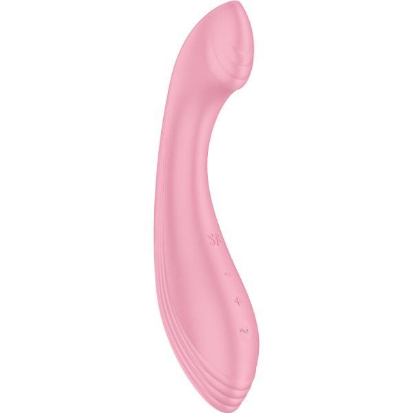 SATISFYER - STIMULATEUR VIBRATEUR G-FORCE G-SPOT ROSE -