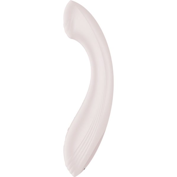 SATISFYER - STIMULATEUR VIBRATEUR G-FORCE G-SPOT BEIGE - – Image 2