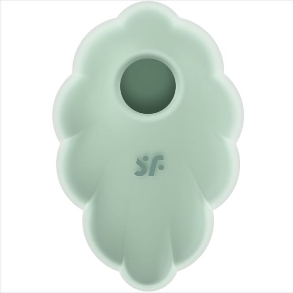 SATISFYER - VIBRATEUR CLOUND DANCER VERT AIR PULSE -