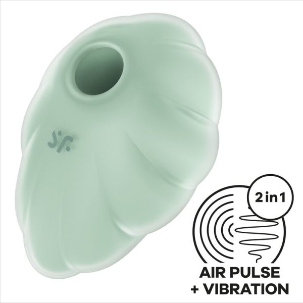 SATISFYER - VIBRATEUR CLOUND DANCER VERT AIR PULSE - – Image 4