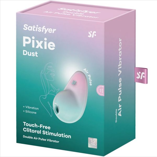 SATISFYER - STIMULATEUR PIXIE DUST BLEU AIR PLUSE - – Image 6