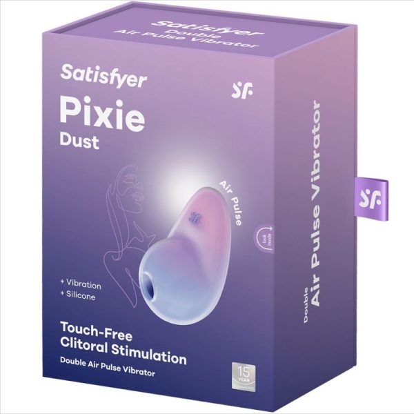 SATISFYER - STIMULATEUR PIXIE DUST LILAS AIR PLUSE - – Image 5