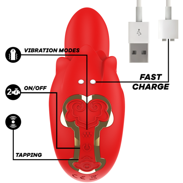 MIA - SELENA STIMULATEUR VIBRANT + TAPPING ROUGE - – Image 4