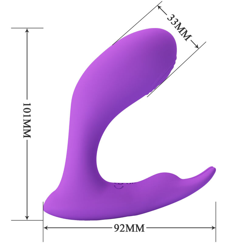 PRETTY LOVE - TÉLÉCOMMANDE À VIBRATION ET PULSATION IDABELLE VIOLET - – Image 4
