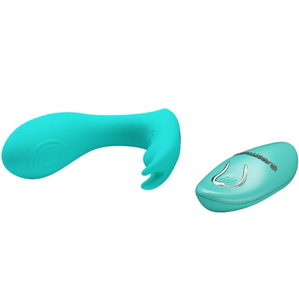 PRETTY LOVE - TÉLÉCOMMANDE À VIBRATION ET PULSATION IDABELLE BLEU - – Image 3