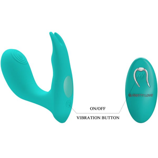 PRETTY LOVE - TÉLÉCOMMANDE À VIBRATION ET PULSATION IDABELLE BLEU - – Image 6