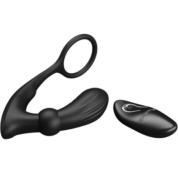 PRETTY LOVE - ANNEAU ANAL ET VIBRATEUR WARREN NOIR - – Image 3