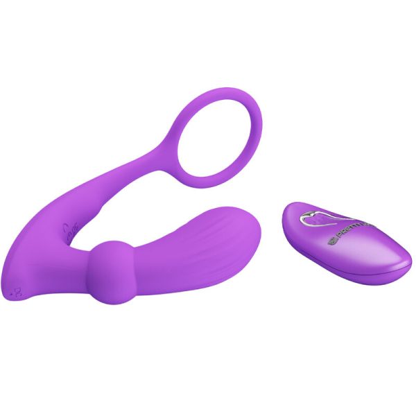 PRETTY LOVE - ANNEAU ANAL ET VIBRATEUR WARREN VIOLET - – Image 3