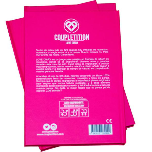 COUPLETITION - ALBUM JOURNAL D'AMOUR DE SOUVENIRS & SOUHAITS POUR UN COUPLE - – Image 2