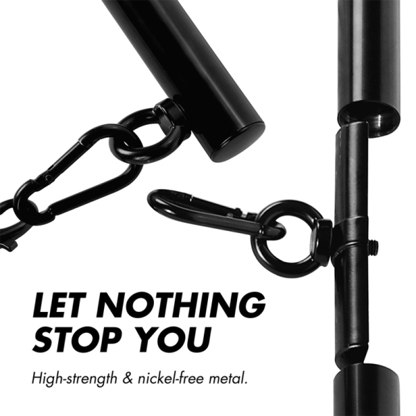 BONDAGE SOUMIS FETISH - BARRE SÉPARATEUR RÉGLABLE 4 PIÈCES - – Image 5
