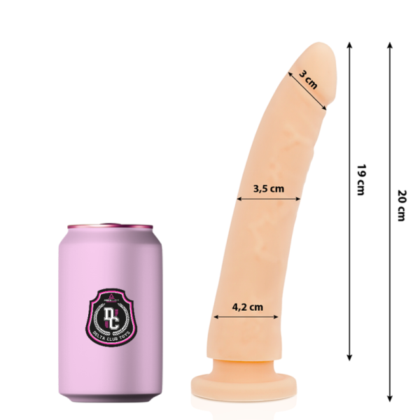 DELTA CLUB - TOYS GODE NATUREL MÉDICAL SILICONE 20 CM -O- 4 CM - – Image 2