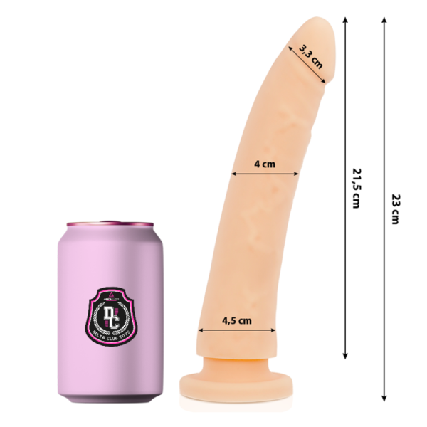 DELTA CLUB - TOYS GODE NATUREL MÉDICAL SILICONE 23 CM -O- 4.5 CM - – Image 2