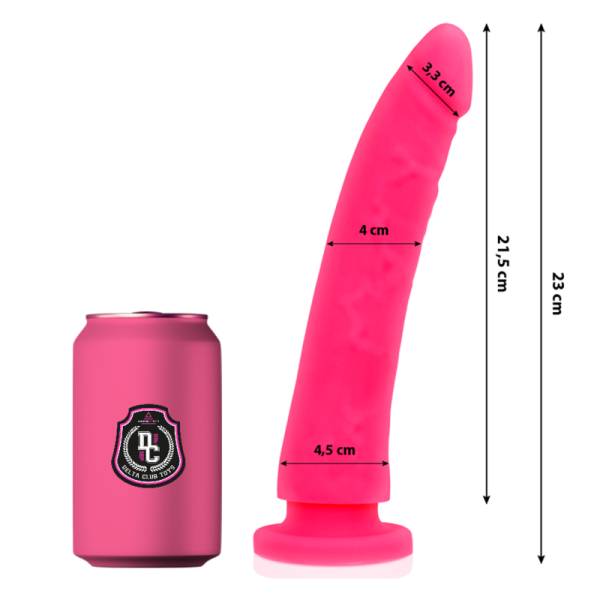 DELTA CLUB - TOYS GODE MÉDICAL ROSE EN SILICONE 23 CM -O- 4.5 CM -