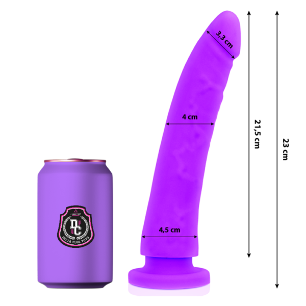 DELTA CLUB - TOYS GODE MÉDICAL LILAS SILICONE 23 CM -O- 4.5 CM -