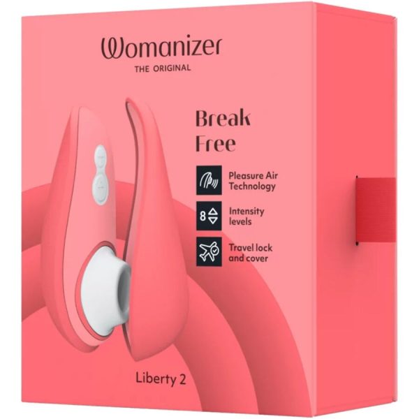 WOMANIZER - LIBERTY 2 STIMULATEUR & VENTOUSE CLITORIS ROSE - – Image 7