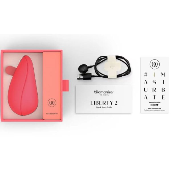 WOMANIZER - LIBERTY 2 STIMULATEUR & VENTOUSE CLITORIS ROSE - – Image 6
