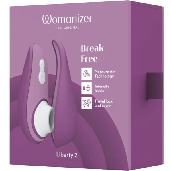 WOMANIZER - LIBERTY 2 STIMULATEUR & VENTOUSE CLITORIS VIOLET - – Image 7