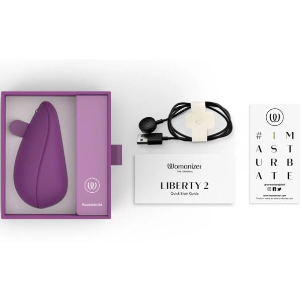 WOMANIZER - LIBERTY 2 STIMULATEUR & VENTOUSE CLITORIS VIOLET - – Image 6