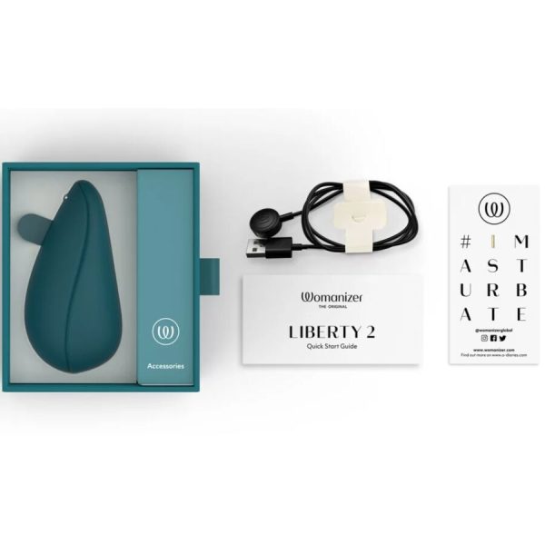 WOMANIZER - LIBERTY 2 STIMULATEUR & VENTOUSE CLITORIS BLEU - – Image 6