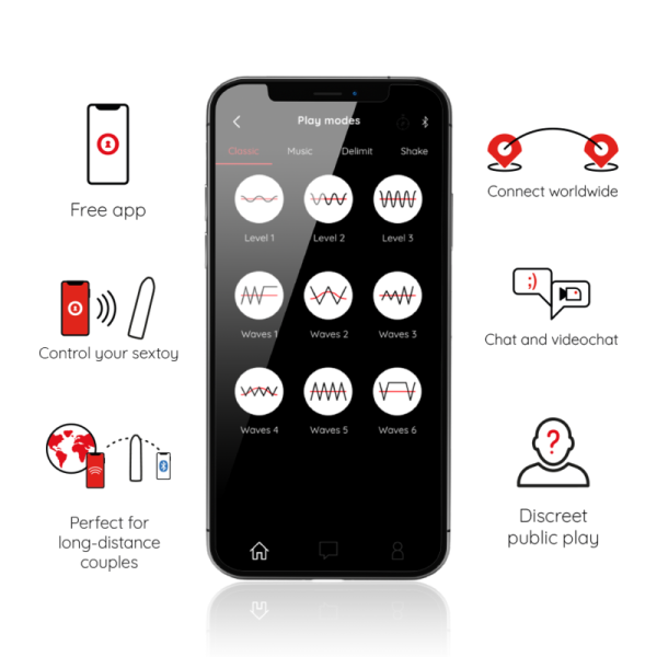 ONINDER - BERLIN VIBRATEUR BULLET NOIR 9 MODES 8,5 X 2 CM - APPLICATION GRATUITE - – Image 3