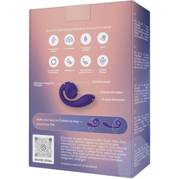 SNAIL VIBE - GIZI DUAL STIMULATEUR VIOLET - – Image 5