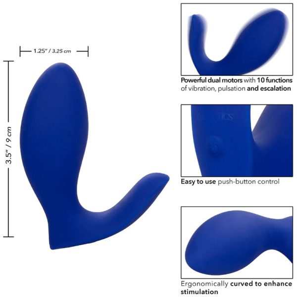 ADMIRAL - STIMULATEUR ET VIBRATEUR DE PROSTATE RIMMING BLEU - – Image 4