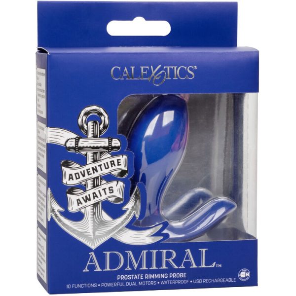 ADMIRAL - STIMULATEUR ET VIBRATEUR DE PROSTATE RIMMING BLEU - – Image 5