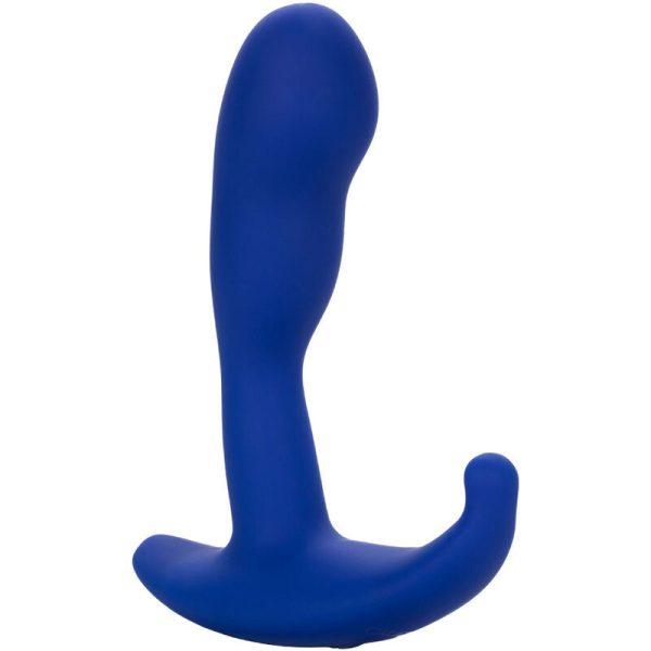ADMIRAL - STIMULATEUR & VIBRATEUR ANAL COURBÉ BLEU -