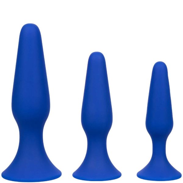 ADMIRAL - KIT 3 PLUG ANAL BLEU -
