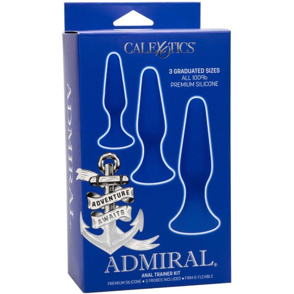 ADMIRAL - KIT 3 PLUG ANAL BLEU - – Image 4