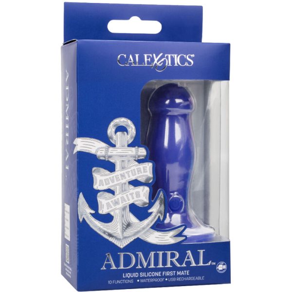 ADMIRAL - VIBRATEUR ANAL PLUG FIRST MATE BLEU - – Image 5
