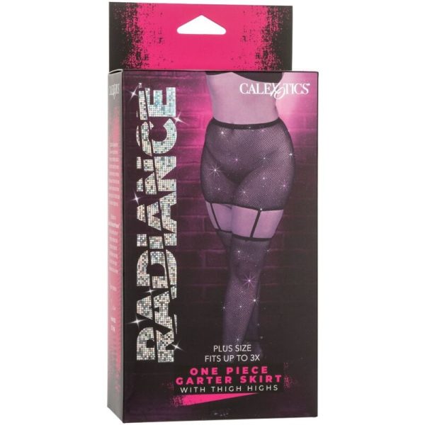 RADIANCE - JUPE JARRETIÈRES CUISSES GRANDE TAILLE - – Image 4