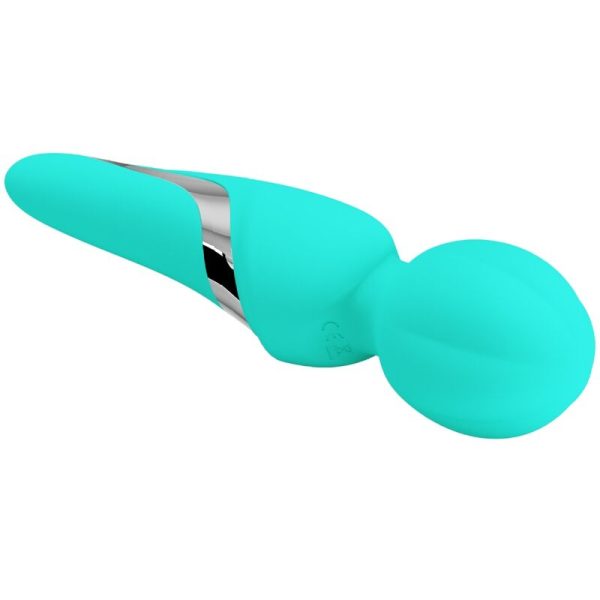 PRETTY LOVE - WALTER VIBRATEUR WAND AQUA VERT - – Image 3