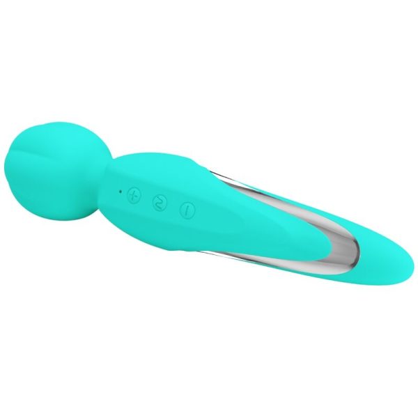 PRETTY LOVE - WALTER VIBRATEUR WAND AQUA VERT - – Image 4