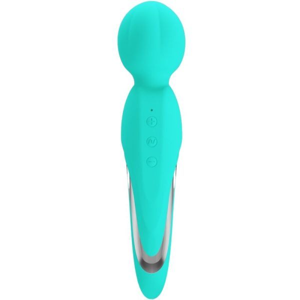 PRETTY LOVE - WALTER VIBRATEUR WAND AQUA VERT -