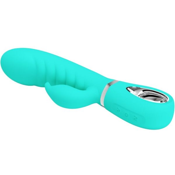 PRETTY LOVE - VIBRATEUR MULTIFONCTION G-SPOT PRESCOTT VERT AQUA - – Image 3