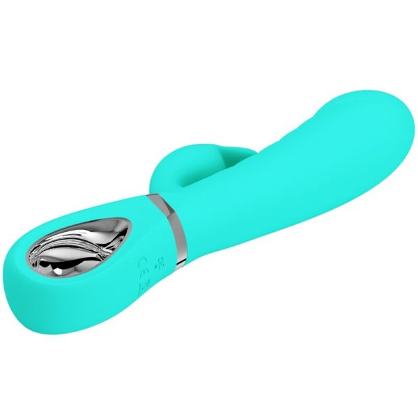 PRETTY LOVE - VIBRATEUR MULTIFONCTION G-SPOT PRESCOTT VERT AQUA - – Image 4