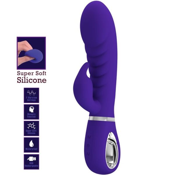 PRETTY LOVE - VIBRATEUR MULTIFONCTION G-SPOT PRESCOTT VIOLET - – Image 7