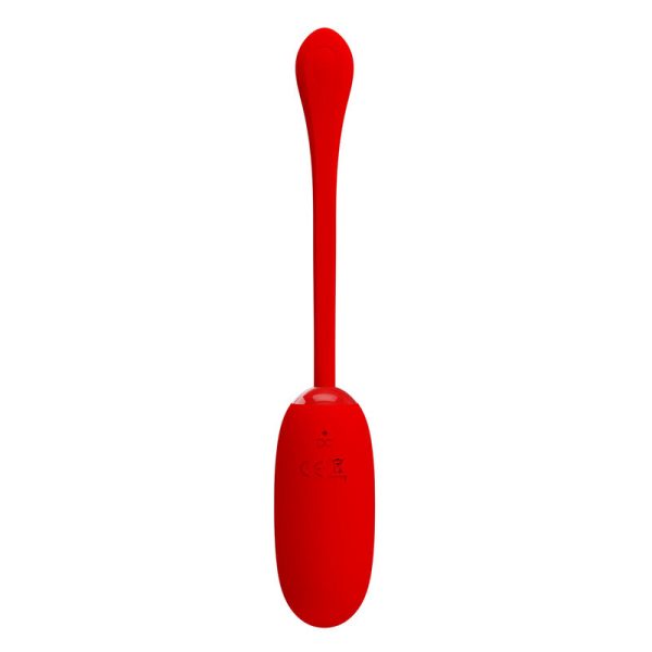 PRETTY LOVE - OEUF VIBRANT JULIUS IMPERMÉABLE-RECHARGEABLE ROUGE - – Image 3