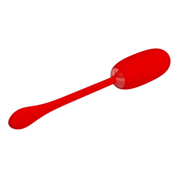 PRETTY LOVE - OEUF VIBRANT JULIUS IMPERMÉABLE-RECHARGEABLE ROUGE - – Image 5