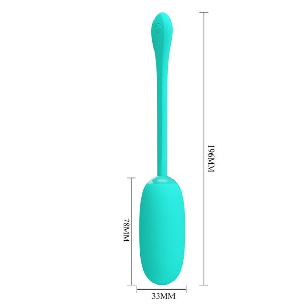 PRETTY LOVE - JULIUS OEUF VIBRANT IMPERMÉABLE-RECHARGEABLE AQUA VERT - – Image 6
