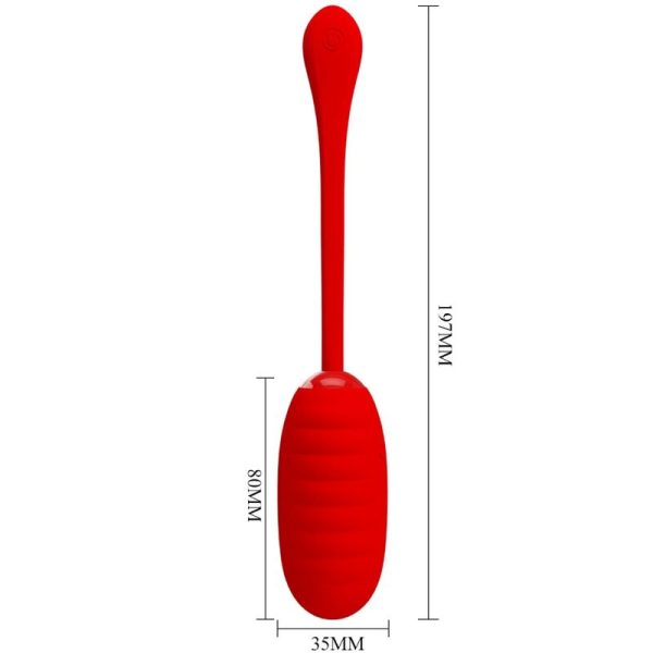 PRETTY LOVE - OEUF VIBRANT RECHARGEABLE KIRK ROUGE - – Image 6