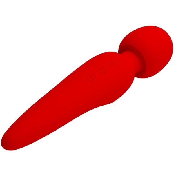 PRETTY LOVE - MASSEUR MEREDITH 12 MODES DE VIBRATION ROUGE - – Image 2