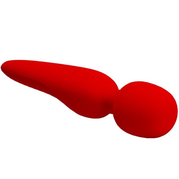 PRETTY LOVE - MASSEUR MEREDITH 12 MODES DE VIBRATION ROUGE - – Image 5