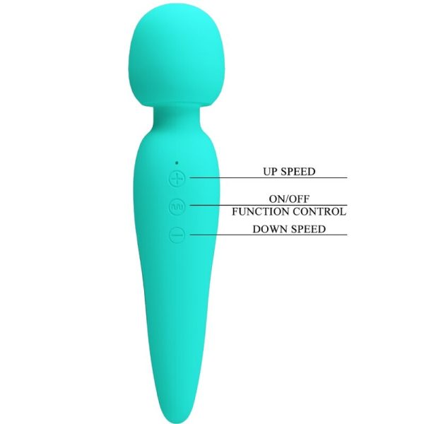 PRETTY LOVE - MASSEUR MEREDITH 12 MODES DE VIBRATION VERT AQUA - – Image 7